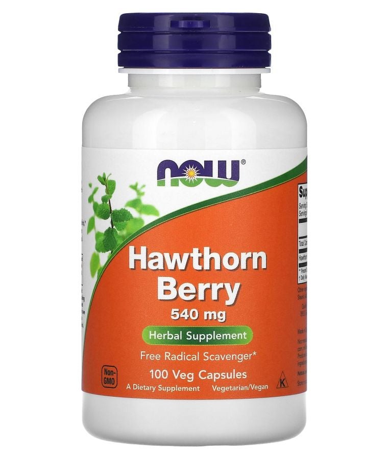 now Hawthorn Berry 540 mg 100 Veg Capsules