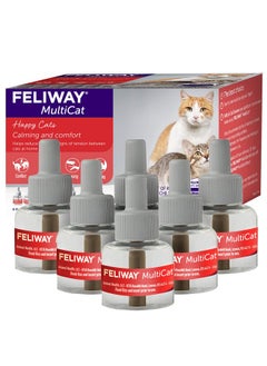 FELIWAY MultiCat Calming Pheromone, 30 Day Refill - 6 Pack