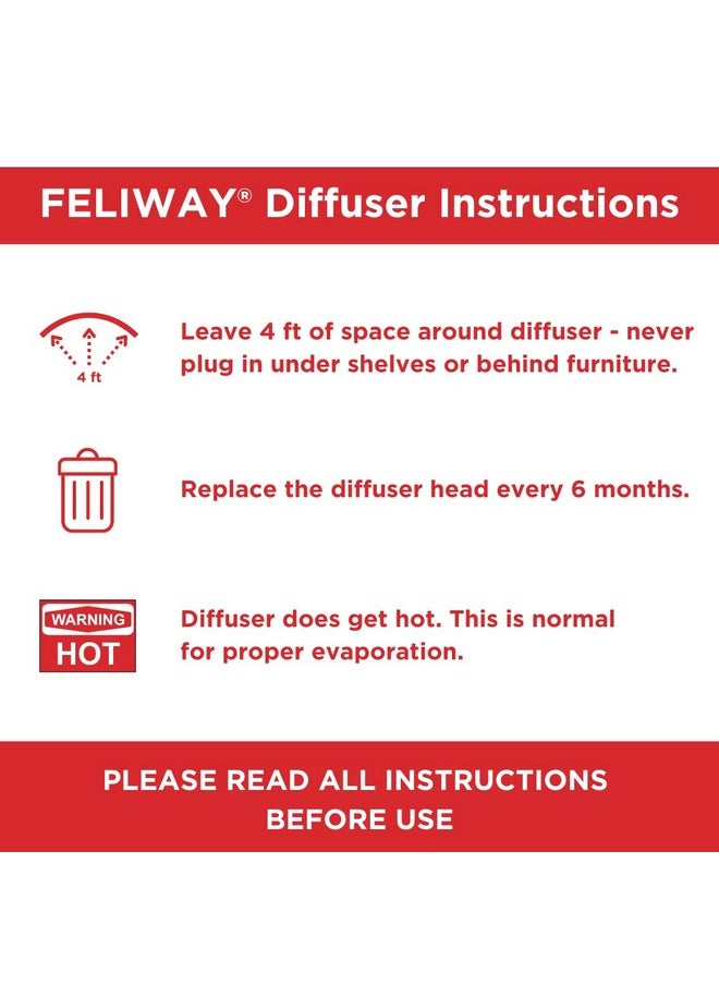 Feliway - FELIWAY MultiCat Calming Pheromone, 30 Day Refill - 6 Pack - Image 1