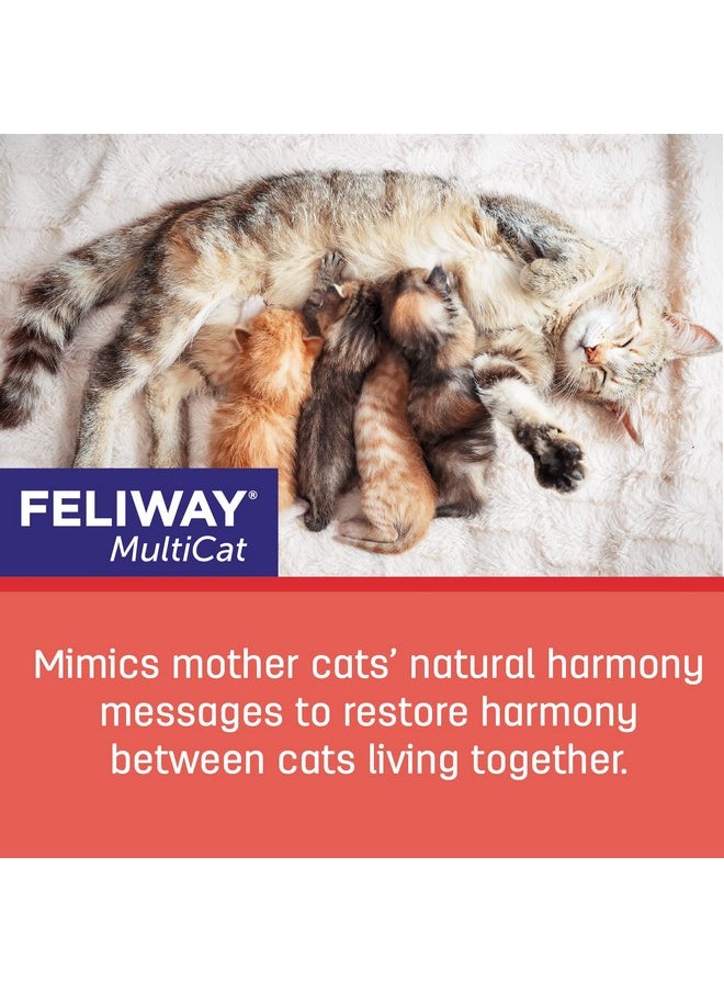 Feliway - FELIWAY MultiCat Calming Pheromone, 30 Day Refill - 6 Pack - Image 1