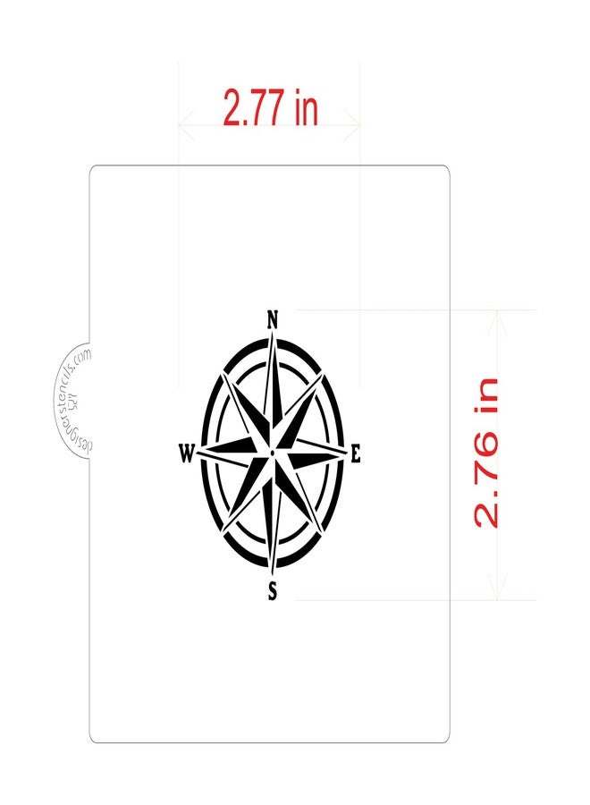 Designer Stencils Compass Rose Cookie and Craft Stencil CM094 by Designer Stencils - Image 5