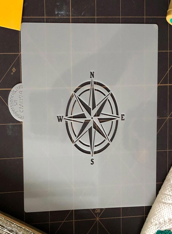 Designer Stencils Compass Rose Cookie and Craft Stencil CM094 by Designer Stencils - Image 3