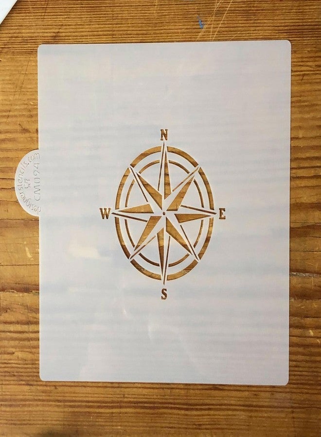 Designer Stencils Compass Rose Cookie and Craft Stencil CM094 by Designer Stencils - Image 2