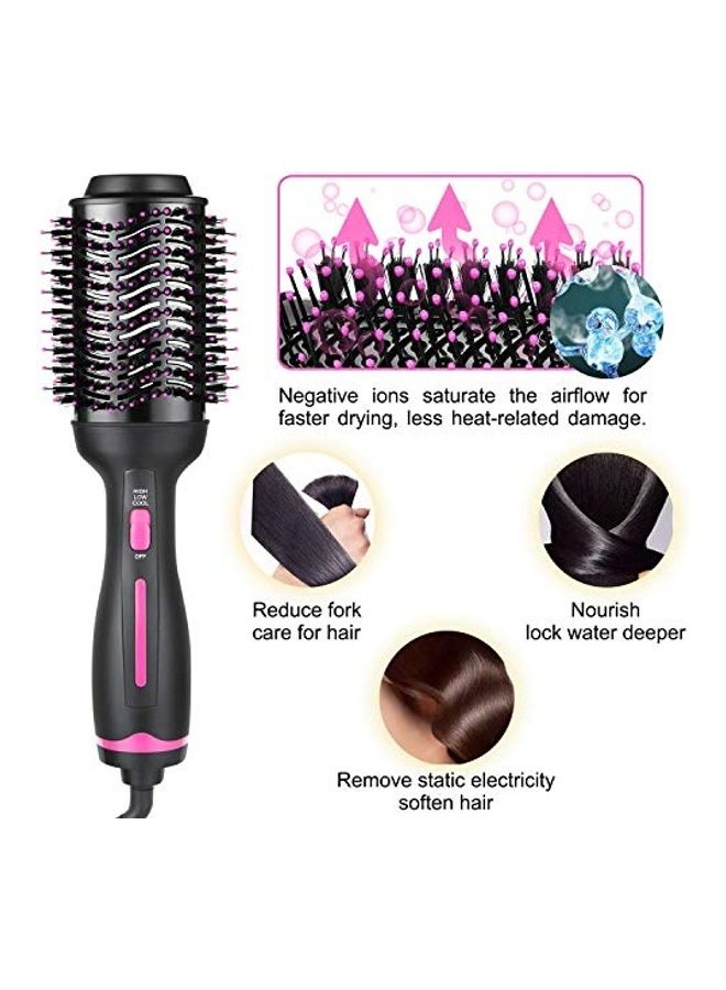 NIBEMINENT 3-In-1 Hot Air Brush Black/Pink - Image 5