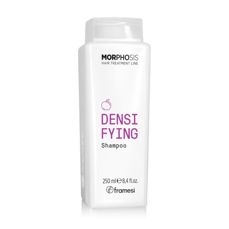 FRAMESI Morphosis Densifying Shampoo 8.4 fl oz, Hair Thickening Shampoo, For Sensitive Scalps, For Thinning Hair, Natural Ingredients, Color Safe