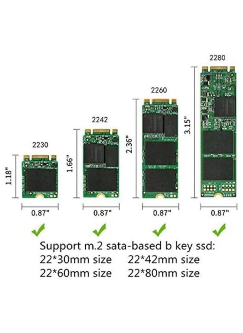 AROAQ - High Speed 10TB SSD Solid State Mobile Hard Drive Type C 3.1 Shell Mobile Hard Drive Box Enclosure - Image 1