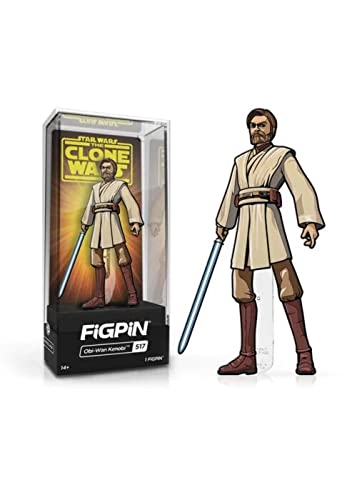 FiGPiN Classic Clone Wars OBIWan Kenobi - Image 1
