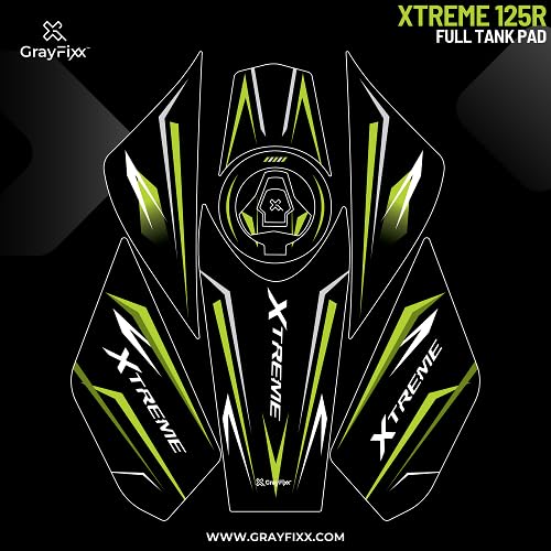 Grayfixx Full Custom Tank Pad for Xtreme 125R | Xtreme 125 Sticker, Pack of 1 - Image 2