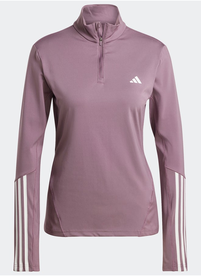Adidas - Hyperglam Training Quarter-Zip Track Top - Image 1