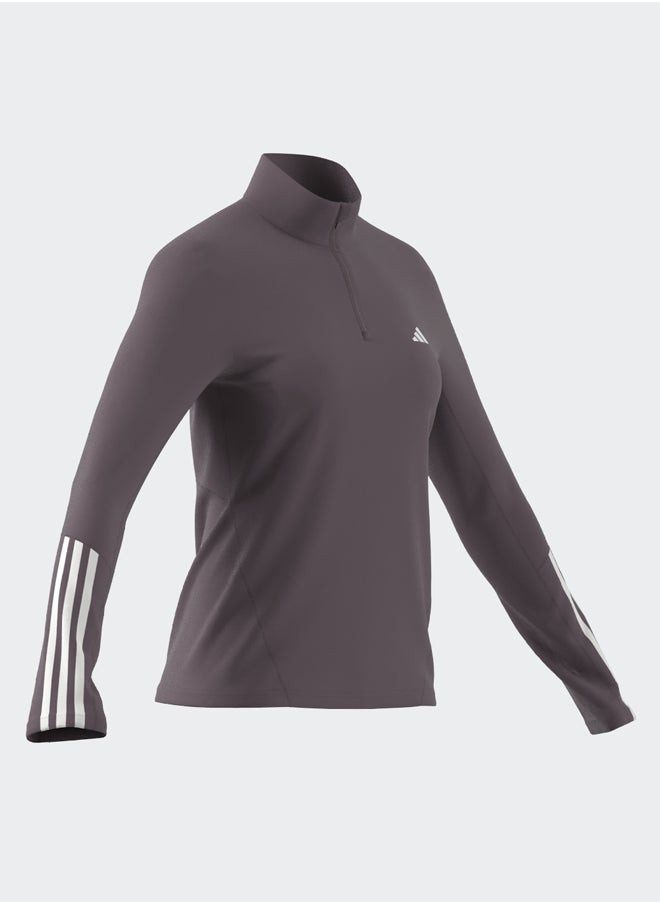 Adidas - Hyperglam Training Quarter-Zip Track Top - Image 1