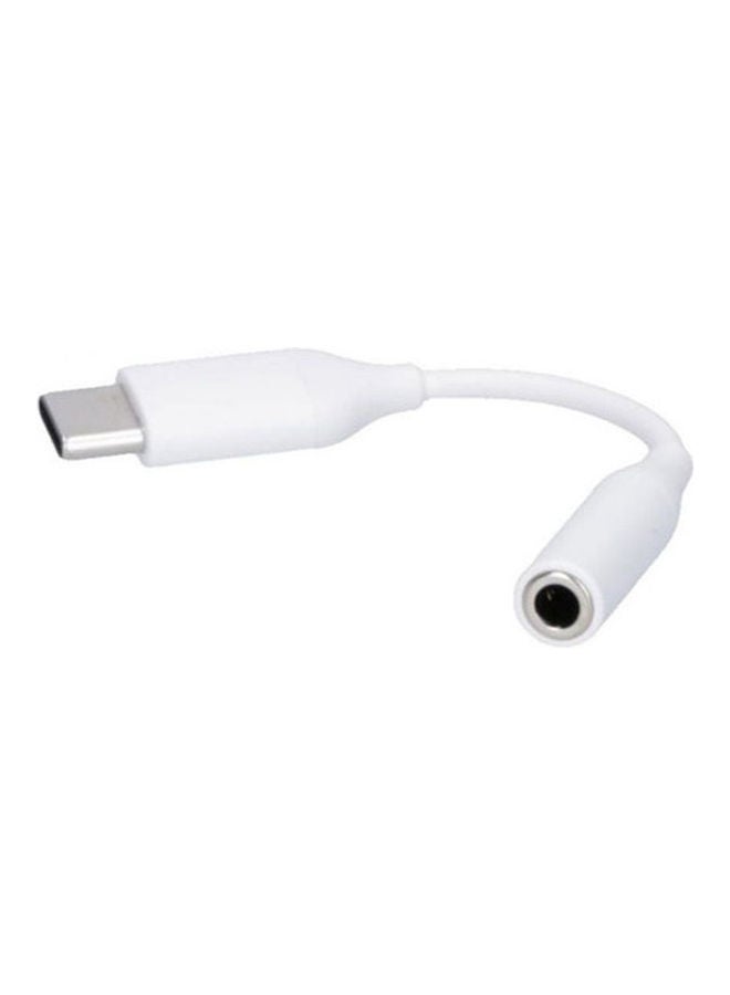 Samsung Cable Type C to Audio 3.5 MM White - Image 1