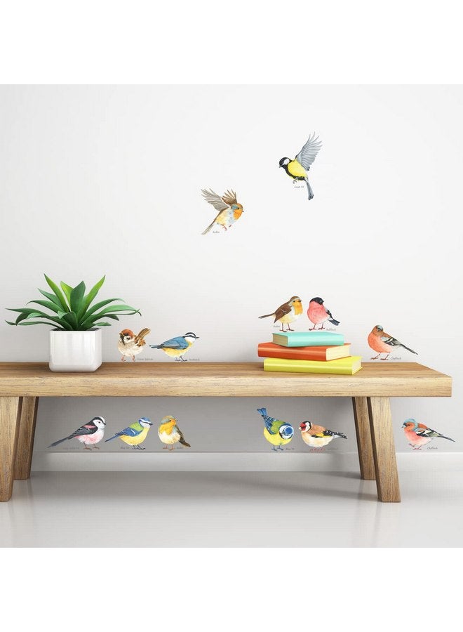 ديكو وال ملصقات حائط للأطفال من DECOWALL DS2-8038 عليها صورة طيور صغيرة، ملصقات حائط قابلة للإزالة وقابلة للتقشير واللصق لتزيين غرفة نوم الأطفال وغرفة المعيشة (صغيرة) - Image 2