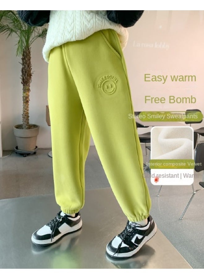 Zuoxi Girls' Pants, Children's Sport Pants, Big Kids' Girls Casual Trousers, Stylish Outdoor Joggers, Spring/autumn Kids' Clothing - Image 1