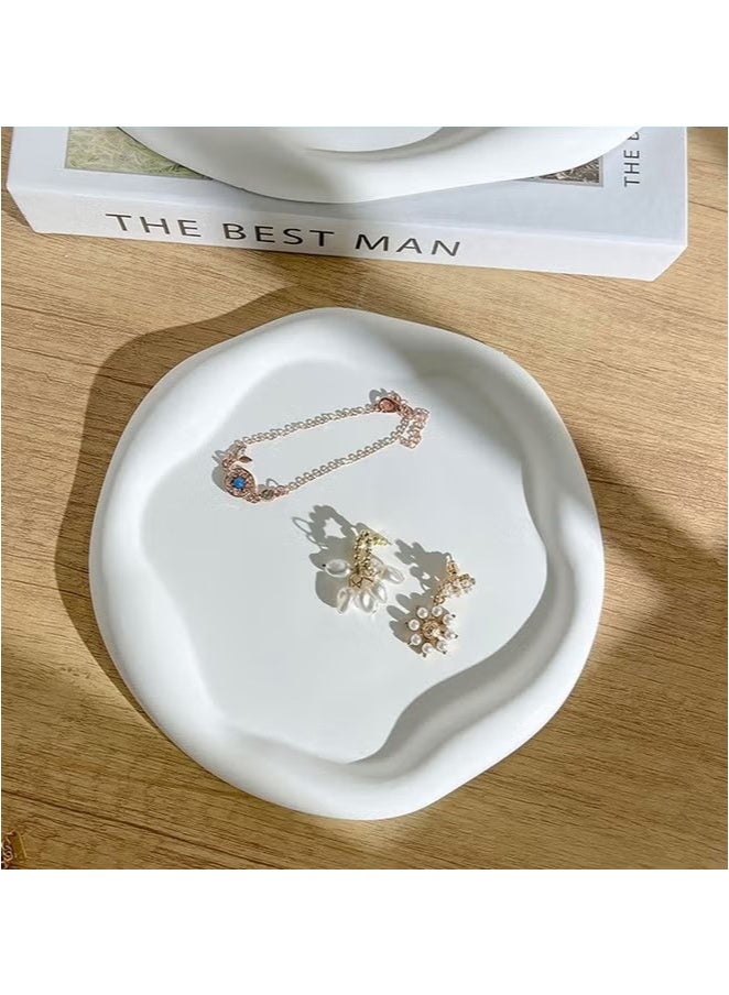 OMEVE Jewelry Dish Trinket Tray for Women Cloud Tray Jewelry Plate Watch Keys Tray Ring Dish Holder the Perfect Gift for Your Loved Ones  - Image 1