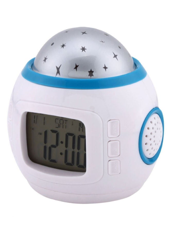NIBEMINENT Star Sky Alarm Clock Blue/White