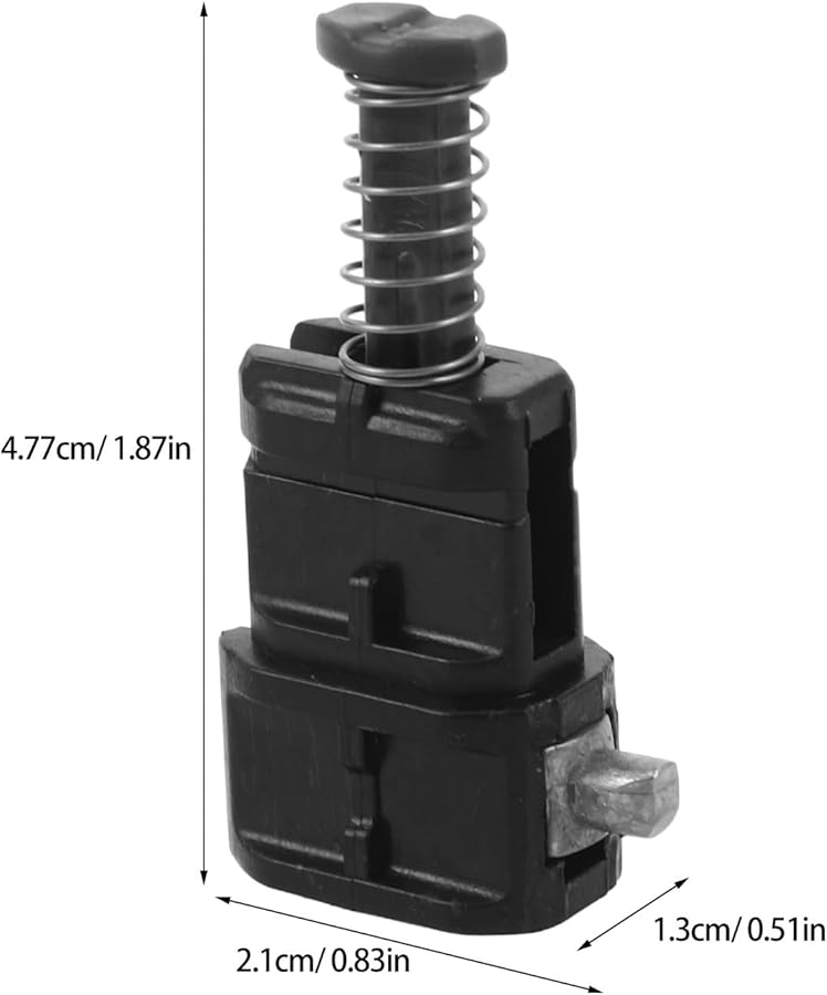 GALPADA 2pcs Luggage Handle Replacement Latch Clasp Buckle Spring Loaded Lock Hasps - Image 3