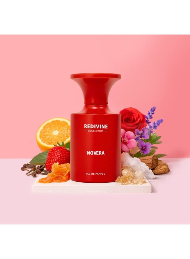 Anteros Redivine Collection Novera Eau De Parfum EDP 100ml for Men & Women | Long Lasting Fruity Floral Luxury Fragrance