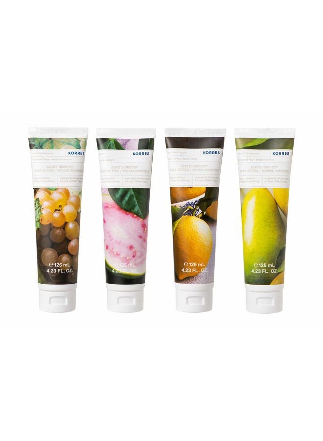 KORRES ELASTI-SMOOTH BERGAMOT PEAR BODY BUTTER 125ML - Image 2