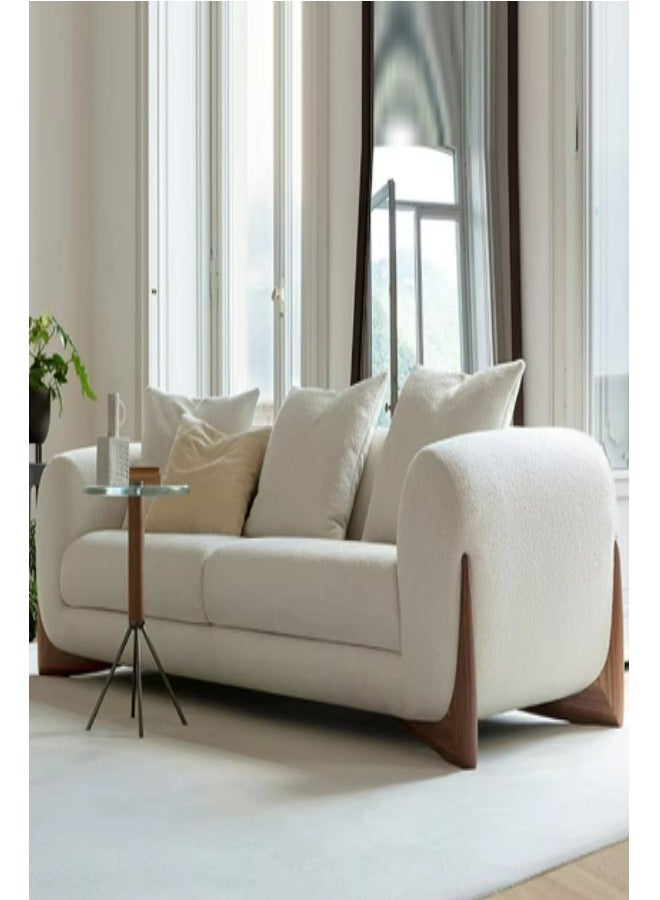 HODGE Corner sofa, size 300x180, camel color, made of durable Swedish wood and Super Soft fabric, Safa Al Madinah - Image 3
