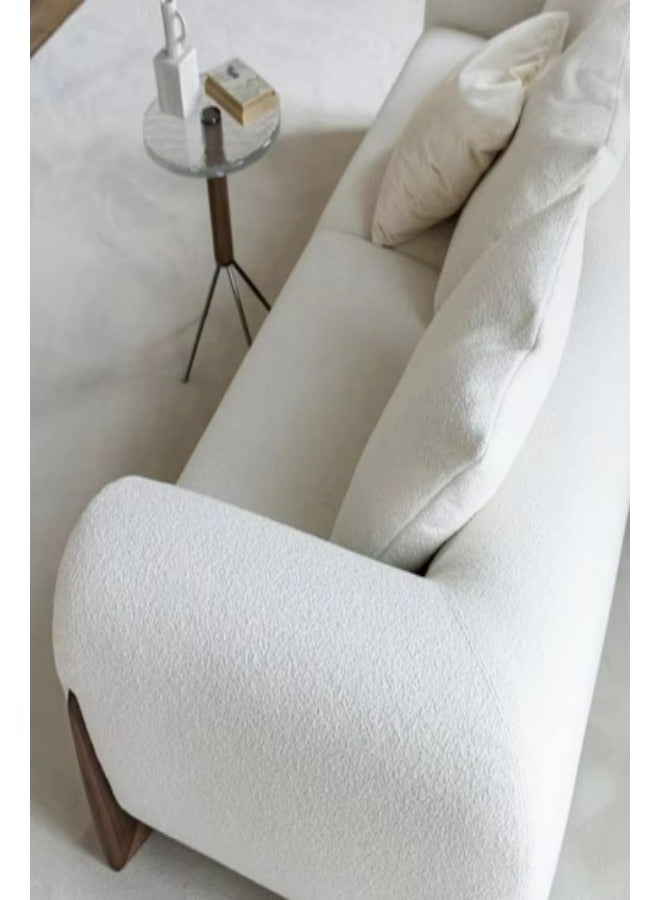 HODGE Corner sofa, size 300x180, camel color, made of durable Swedish wood and Super Soft fabric, Safa Al Madinah - Image 4