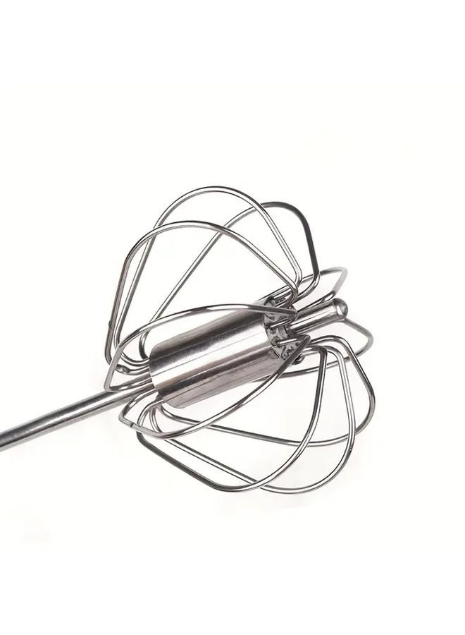 خفاقة بيض يدوية من الفولاذ المقاوم للصدأ متينة 403 خلاط للكريمة والعجين ومرنغ المقاس M - Image 4