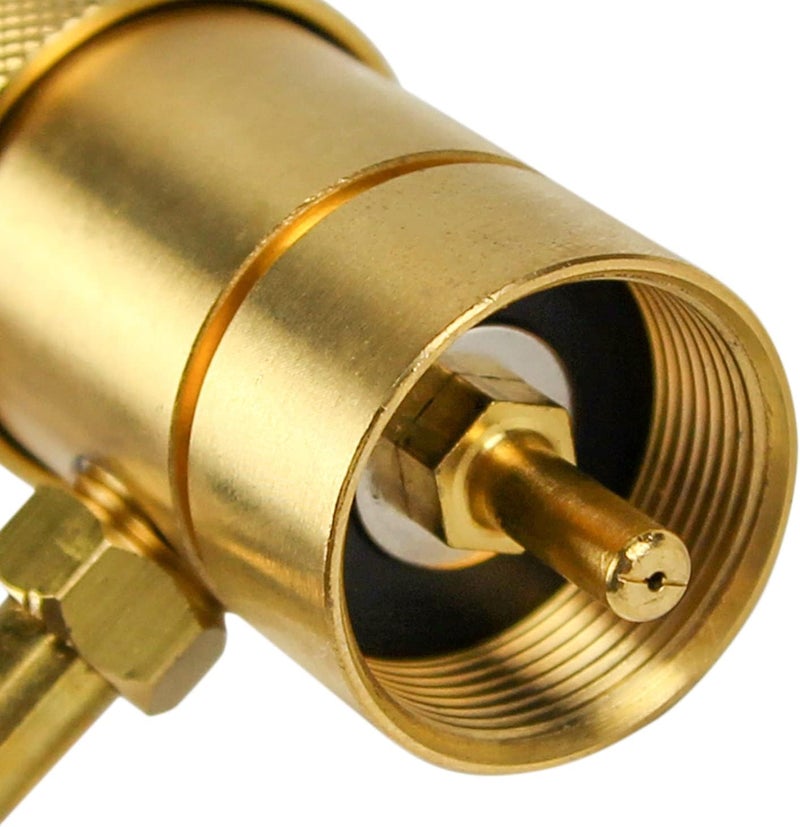 MR. Torch BLUEFIRE Triple Flame Barrel Turbo Torch Head High Output 25590 BTU Heavy Duty Gas Welding Nozzle Fuel by MAPP MAP Pro Propane Brazing Soldering Large Dia Pipes Flamethrower - Image 5