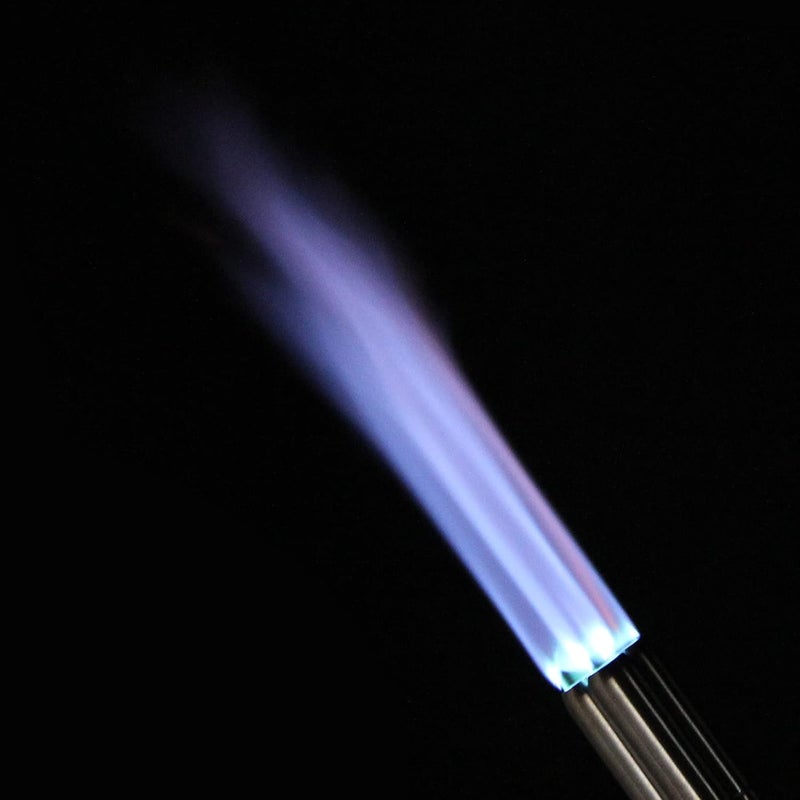 MR. Torch BLUEFIRE Triple Flame Barrel Turbo Torch Head High Output 25590 BTU Heavy Duty Gas Welding Nozzle Fuel by MAPP MAP Pro Propane Brazing Soldering Large Dia Pipes Flamethrower - Image 3