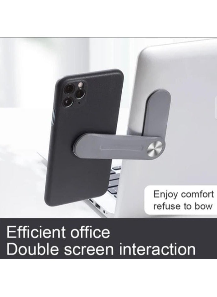 Hidden magnetic expansion car charging bracket retractable two-in-one same-screen mobile phone tablet lazy live broadcast bracket phone holder