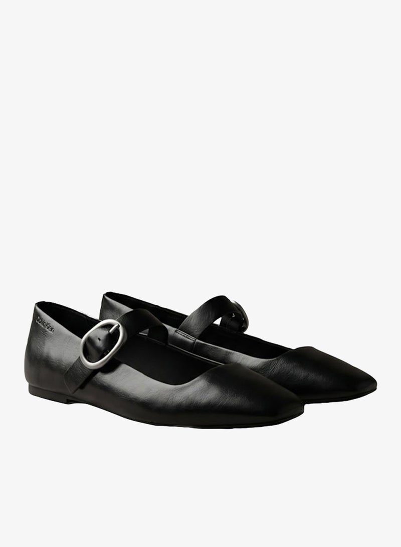 CALVIN KLEIN Leather Mary Jane Ballerinas - Image 3