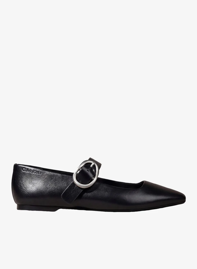 Leather Mary Jane Ballerinas