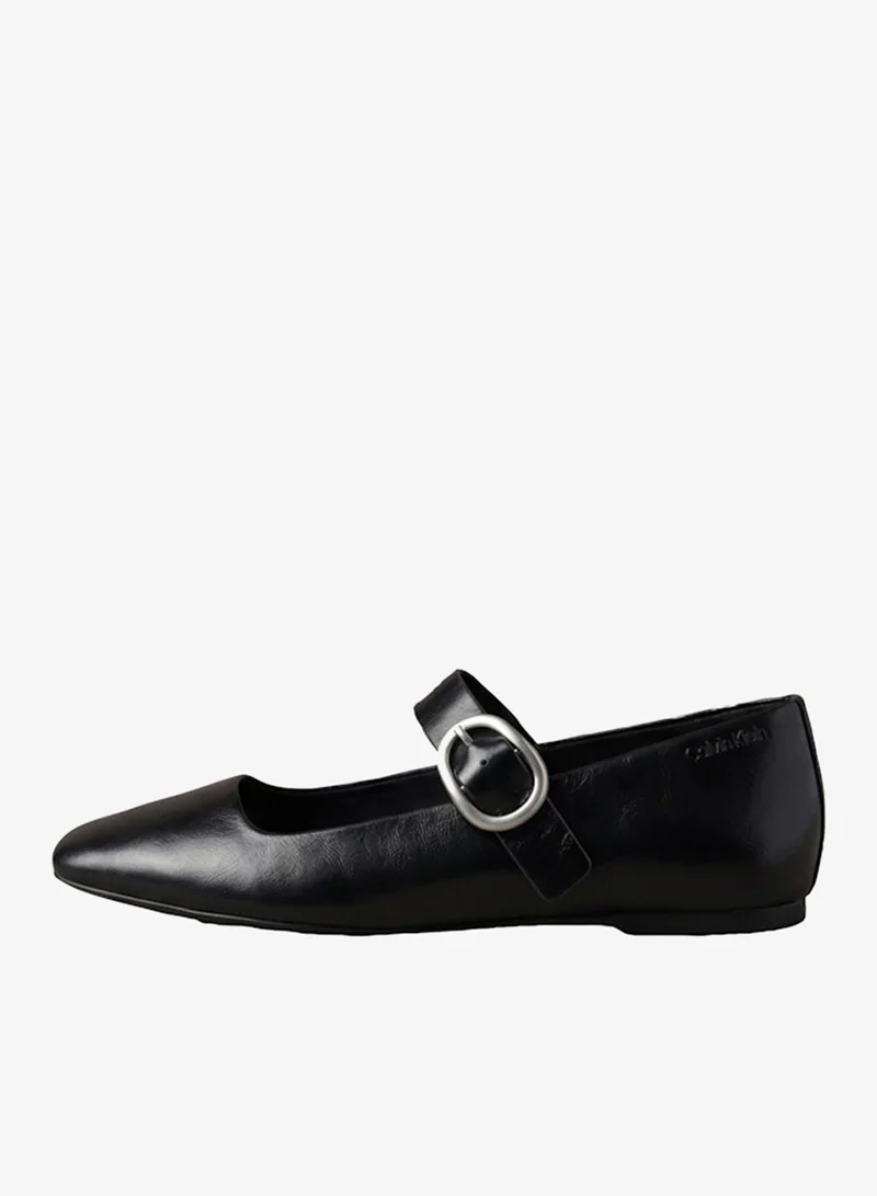 Calvin Klein Leather Mary Jane Ballerinas