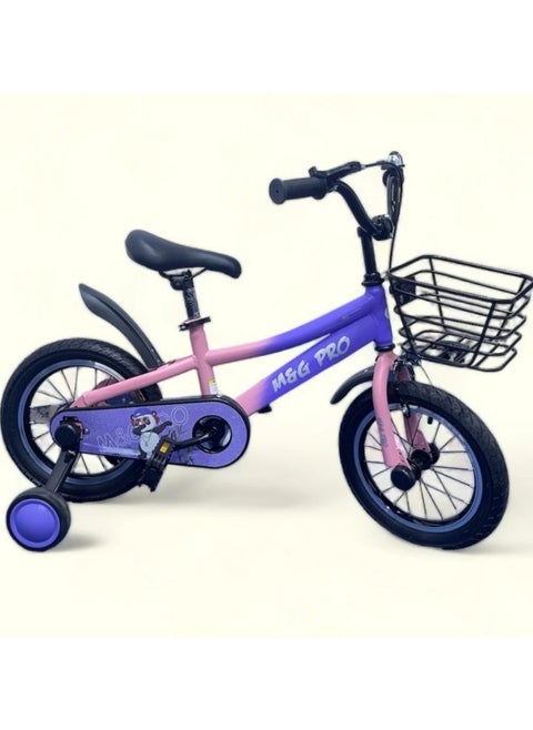 14 Inch Kids Bike with Detachable Training Wheels - Safe and Durable Design for a Fun Riding Experience Perfect for Beginners