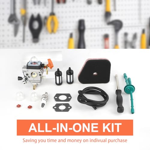 HUZTL FS 90 R Carburetor kit for Stihl FS90R FS90 FS110R FS100 KM90R KM90 FS100RX FS110 KM110R HT100 HT101 Trimmer Weed Eater C1Q-S174 Carb - Image 4
