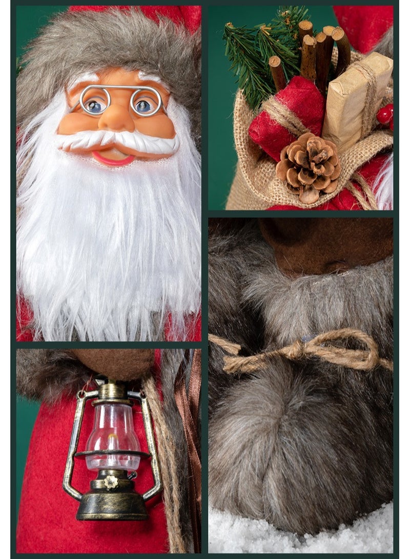 Doll Ornaments Elderly Statues Holiday Decorations Figurines Christmas - Image 3