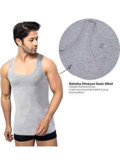 TS Men's 100% Cotton Undershirt 5-Piece Set, Comfortable Fit, Black Premium Special Box, Underwear, Underwear  - Image 3
