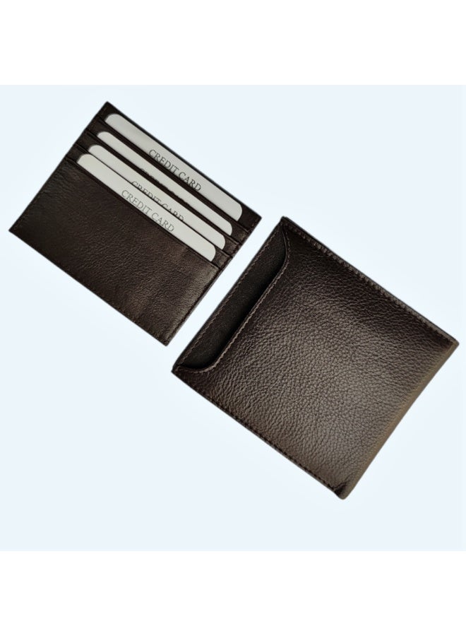 Mont Hawk Men's Genuine Leather Wallet with Removable Card Holder – Premium Bifold Wallet, Slim Leather Wallet, Credit Card Holder, Cash Wallet with Gift Box, Brown - Image 5