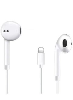 Lightning Wired Earphones White