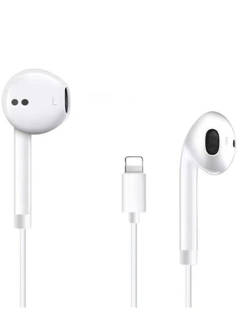 Lightning Wired Earphones White