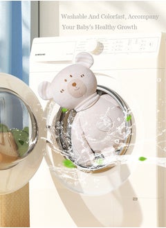 KAKIBLIN kakiblin Organic Cotton Baby Sleeping Soothing Doll Cute Long-Legged Animal Baby Sleeping Doll Stuffed Animal Doll White Rabbit Baby Products  - Image 4