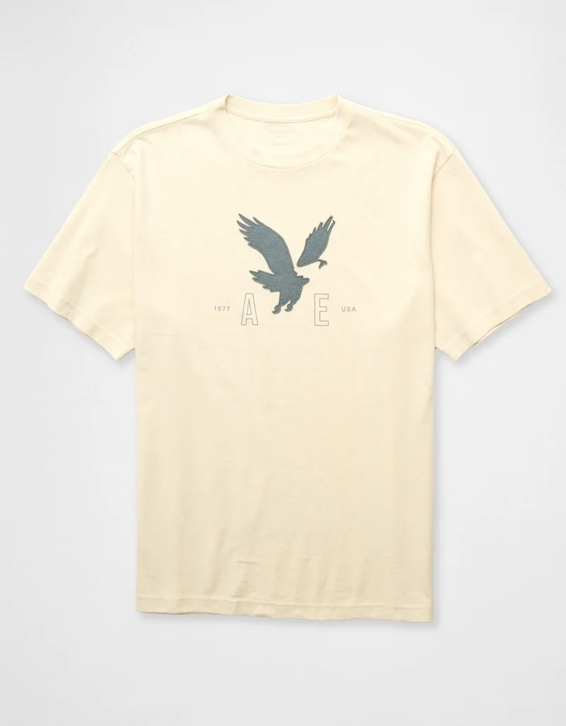 American Eagle  AE Icon Logo Graphic T-Shirt for Men | Best Price UAE