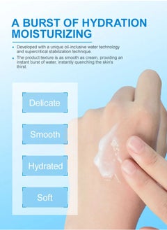 JoyPretty 8d Hyaluronic Acid Pore Shrinking Face Cream,  Deep Hydration Foundation Face Serum,  Fast Absorbing Facial Moisturizing Smooth Cream Quick Elimination Large Pores Remove Black Heads  - Image 3