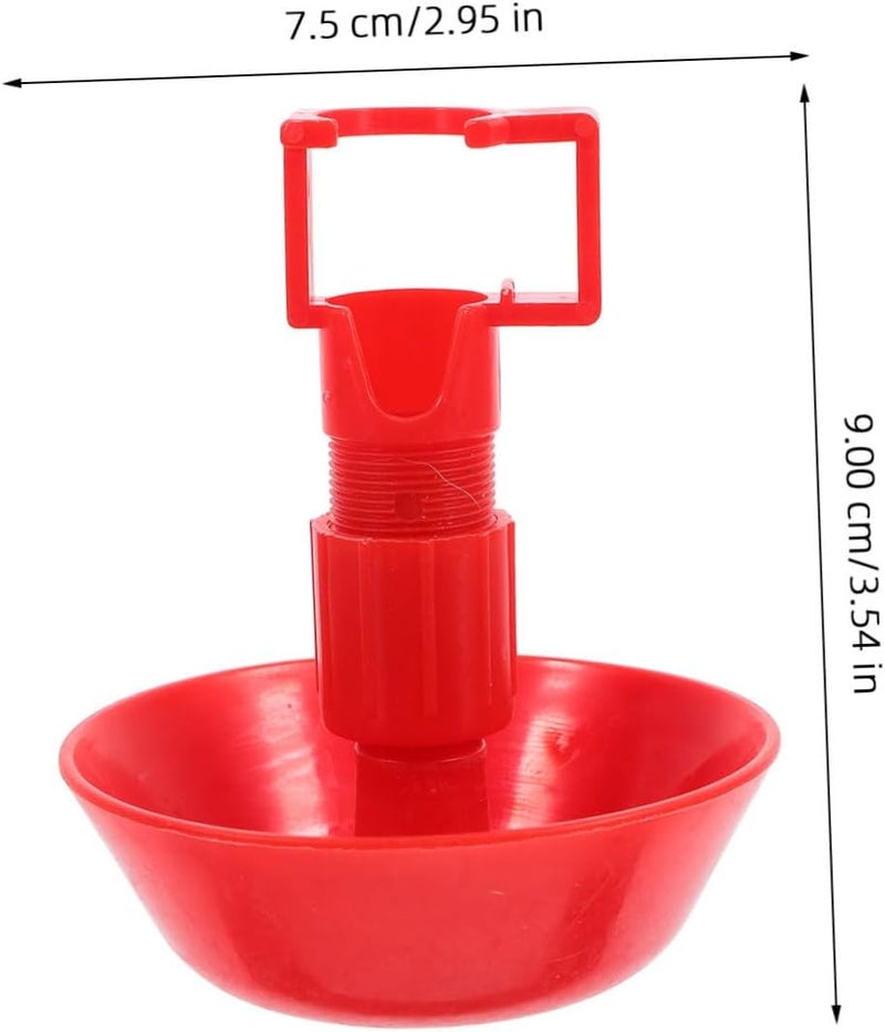 Outanaya 10pcs Automatic Chicken Watering Cups Water Feeder for Poultry Hydration for Chicks and Bunnies for Brooders and - Image 2
