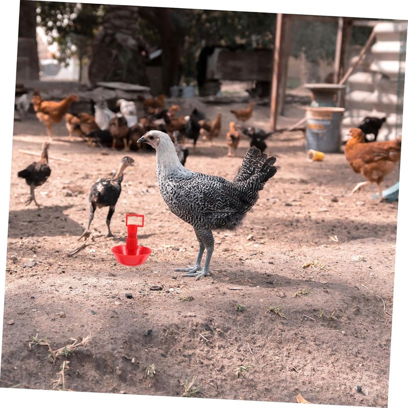 Outanaya 10pcs Automatic Chicken Watering Cups Water Feeder for Poultry Hydration for Chicks and Bunnies for Brooders and - Image 4