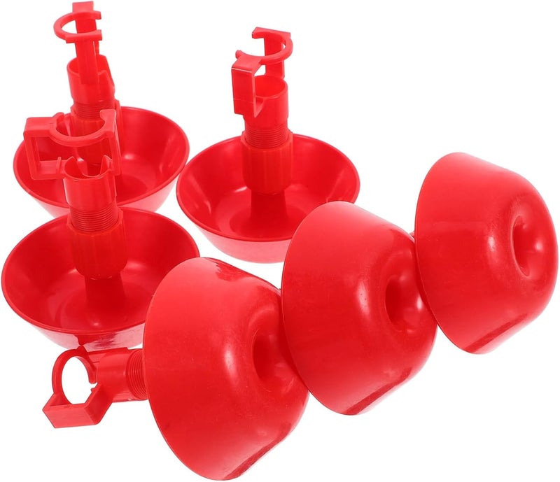 Outanaya 10pcs Automatic Chicken Watering Cups Water Feeder for Poultry Hydration for Chicks and Bunnies for Brooders and - Image 1
