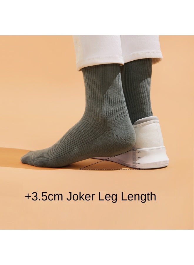 Soft Cushion Height Increase】cloud Shoes, Thick Sole Low-top Canvas Sneakers, Comfortable Casual Versatile White Shoes - Image 5
