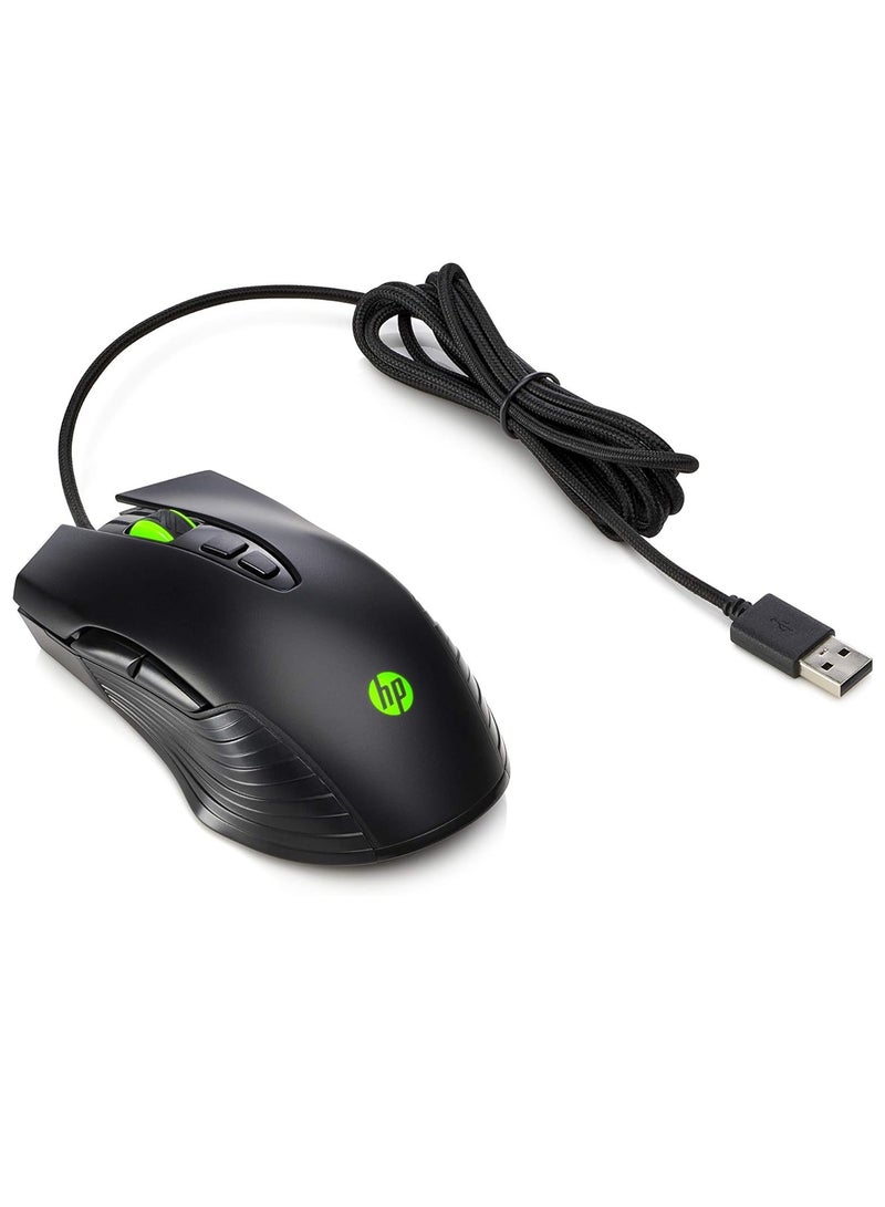 HP ماوس الألعاب بإضاءة خلفية X220 - 8DX48AA - Image 2