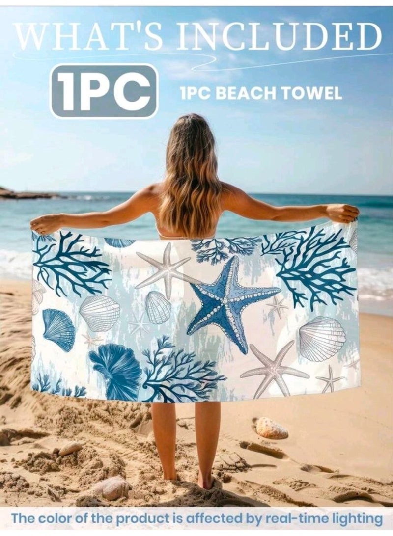 Microfiber Quick Dry Beach Blanket, Towel, Suitable For Swimming,Travel, Camping,Yoga Mat Outings Summer Beach Essentials - Image 3