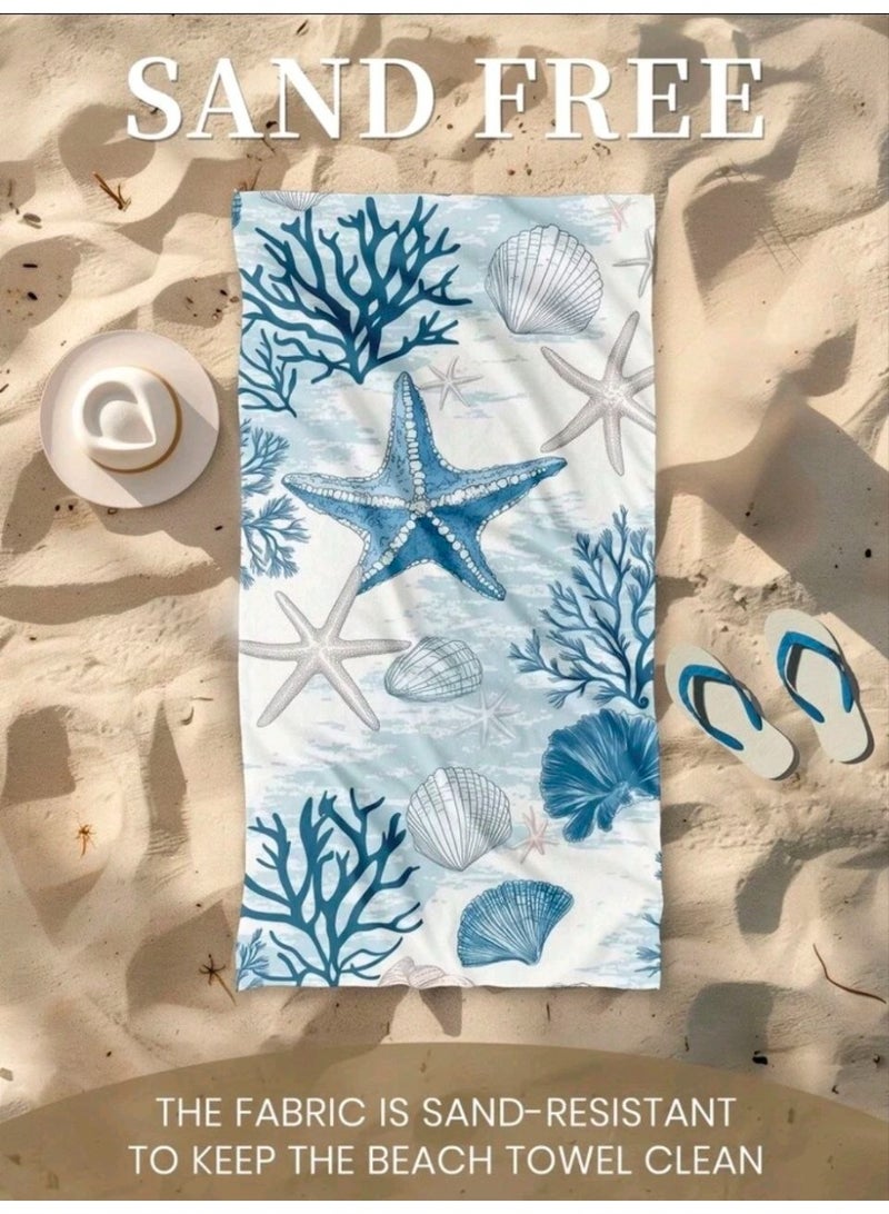 Microfiber Quick Dry Beach Blanket, Towel, Suitable For Swimming,Travel, Camping,Yoga Mat Outings Summer Beach Essentials - Image 4