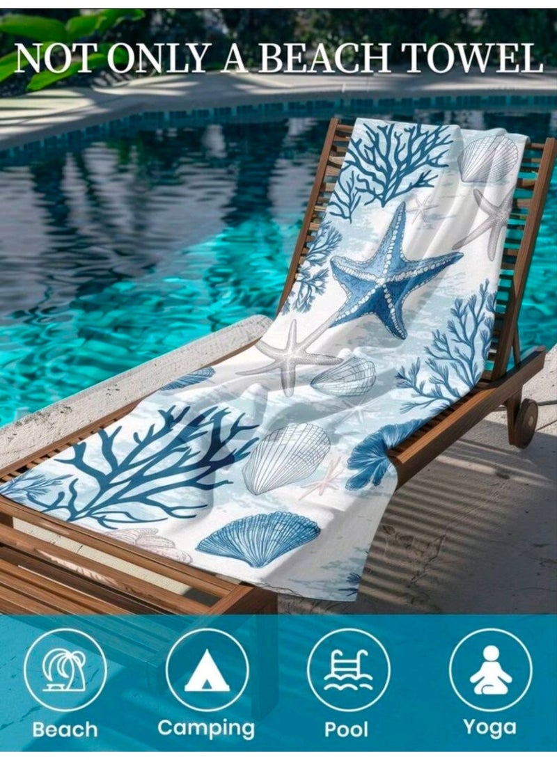 Microfiber Quick Dry Beach Blanket, Towel, Suitable For Swimming,Travel, Camping,Yoga Mat Outings Summer Beach Essentials - Image 2