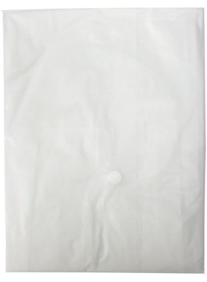 DAISO White Kids Unisex Rain Coat - Lightweight Waterproof Rainwear for Toddlers, Ages 1–5 Years, Blue - Image 3